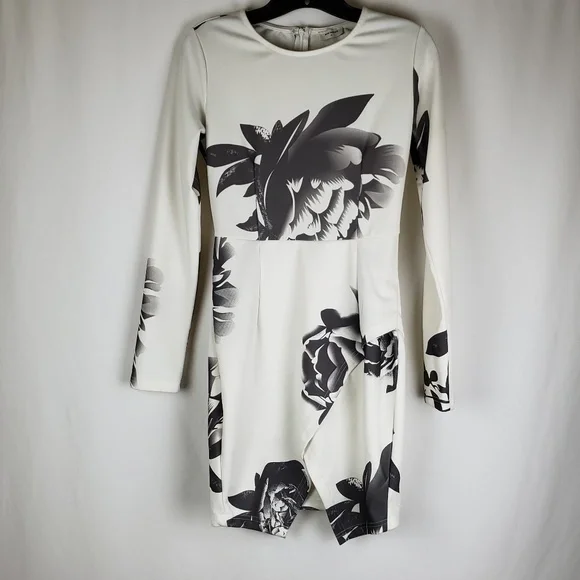 Shein Madison Dress Dark Bloom Small Wrap Skirt - Picture 2 of 6